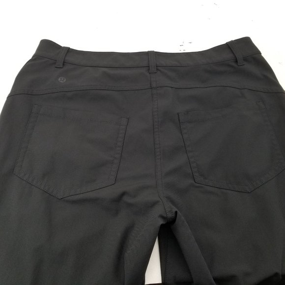 Lululemon Women's Size 12 Straight Fit Ankle Length Dress / Work Pants Black - Picture 4 of 9